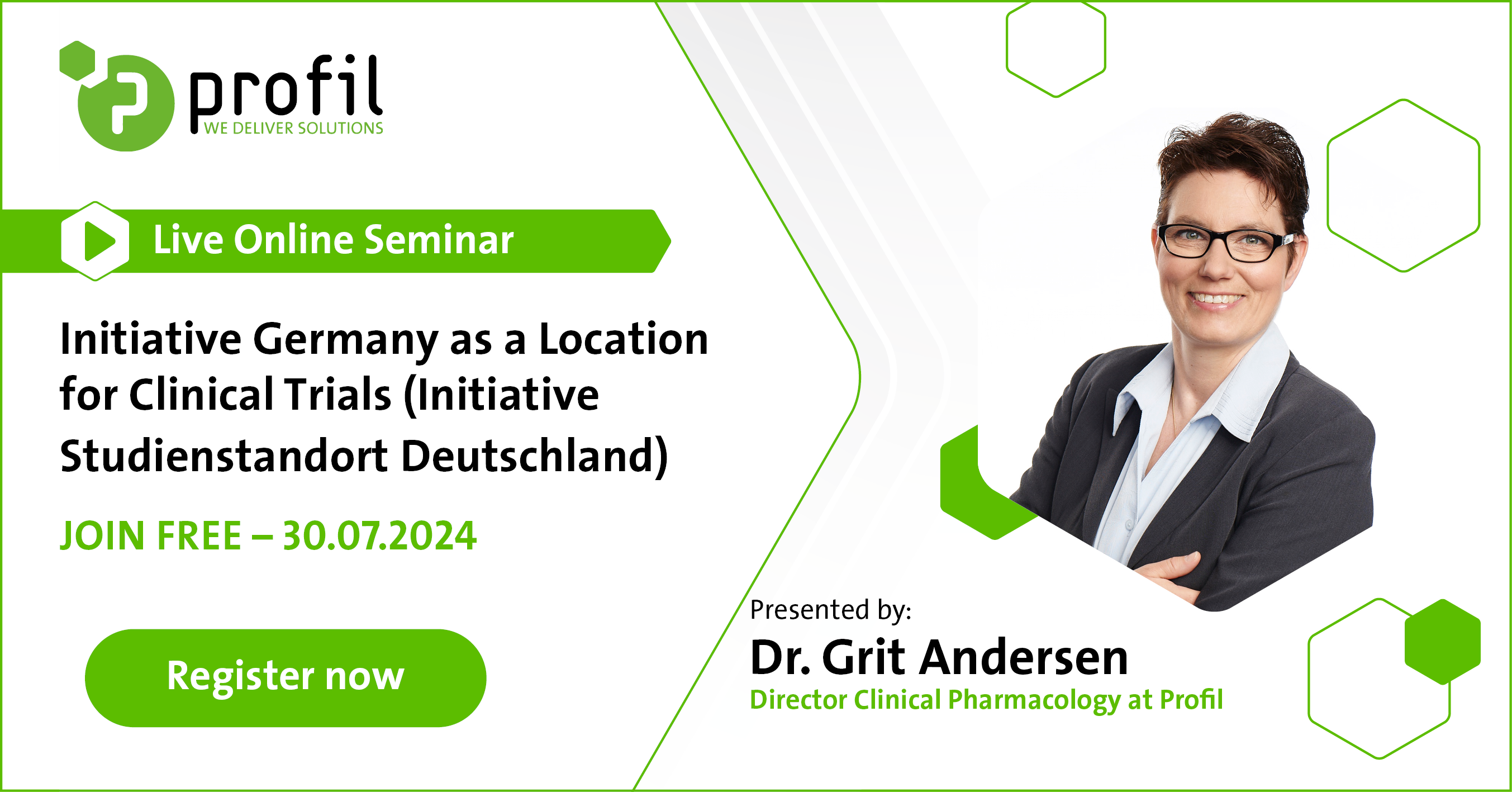 Live Online Seminar: Initiative Germany as a Location for Clinical Trials